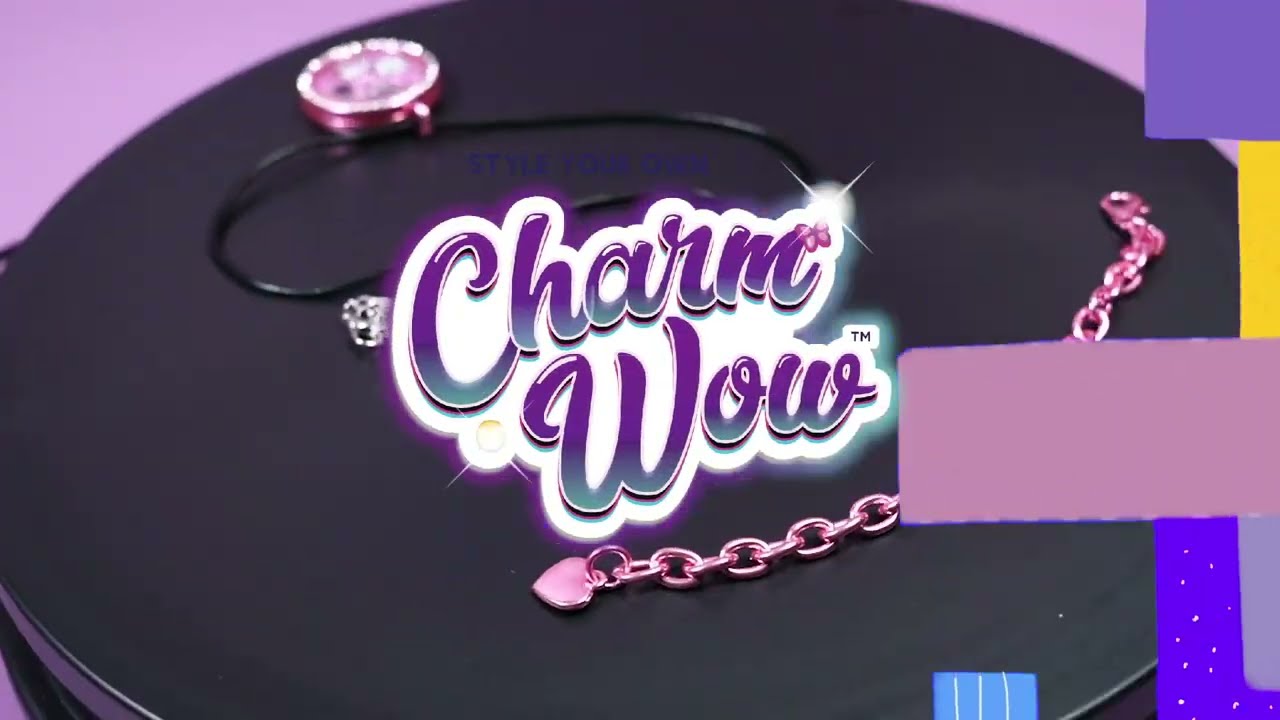 CharmWow Rose Locket Necklace & Bracelet Making Set – Purple Ladybug