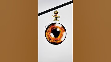 Icky Licky Eye #smilingcritters #nightmare #colormixing #colors #drawing #fanart #digitalart #shorts