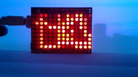 Arduino LOLShield OpenGL Demo 27C3