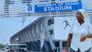 Wooow Beautiful Ghana’s New University of Ghana Sports Stadium 🏟️ Tour With Me