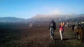 Olga and Alexander entering jungle in meru betiri