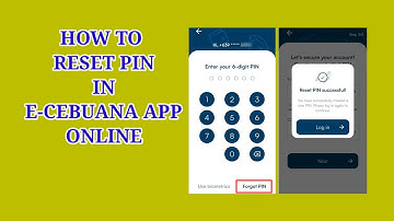HOW TO RESET PIN IN E-CEBUANA APP ONLINE | PAANO MAGRESET NG PIN SA E-CEBUANA APP | FORGOT PIN