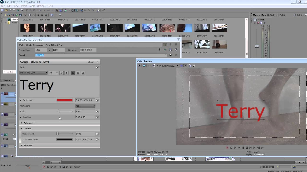 Tutorial Sony Vegas 11 Adding a Title Page - YouTube