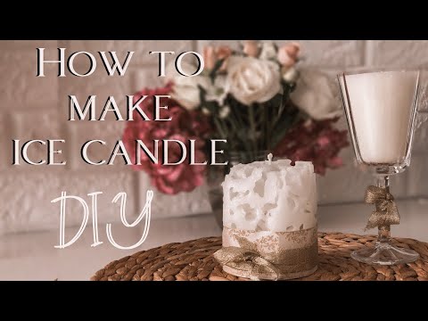 Video: How To Make A Candlestick Out Of Ice