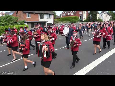 Mulnahunch Acc. Band @ G.O.L.I. NI Centennial Parade ~ 28/05/22 (4K)