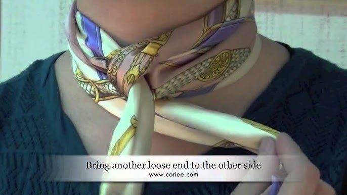 Myeasyfashion: How To Tie Ascot Knot Scarf