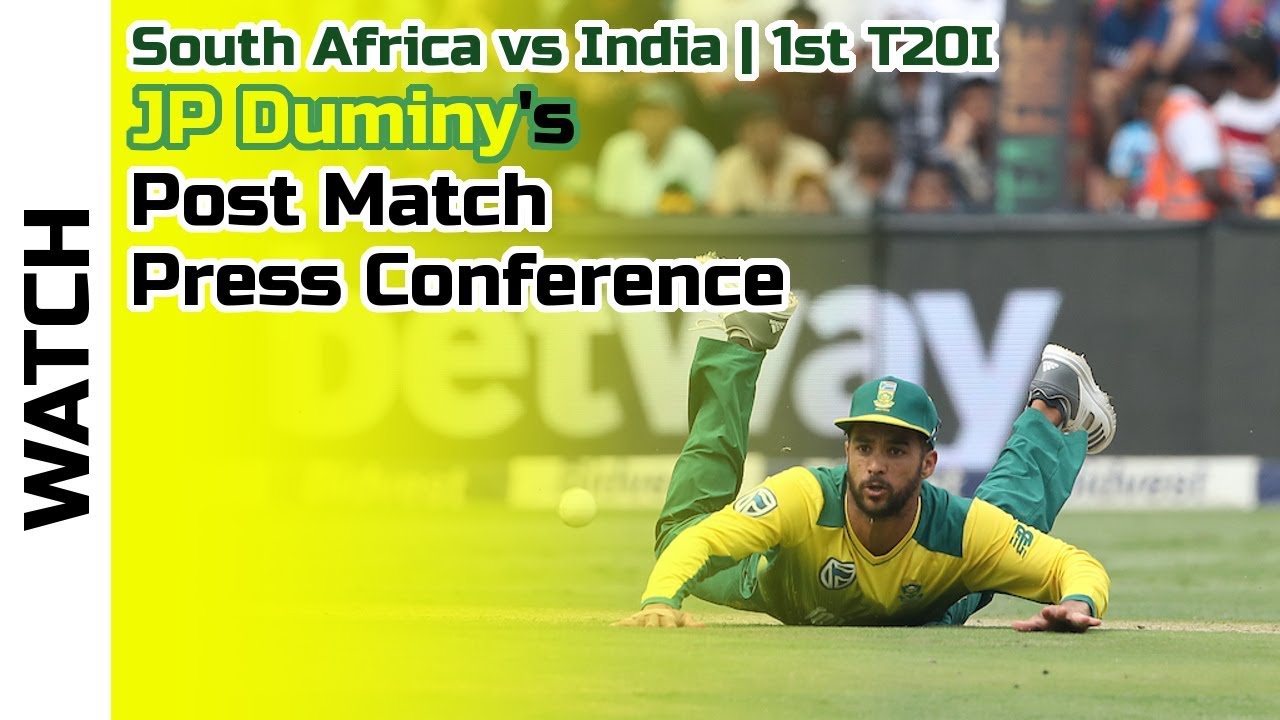 Watch: Batting is letting us down throughout the series, says Duminy | India Tour of South Africa