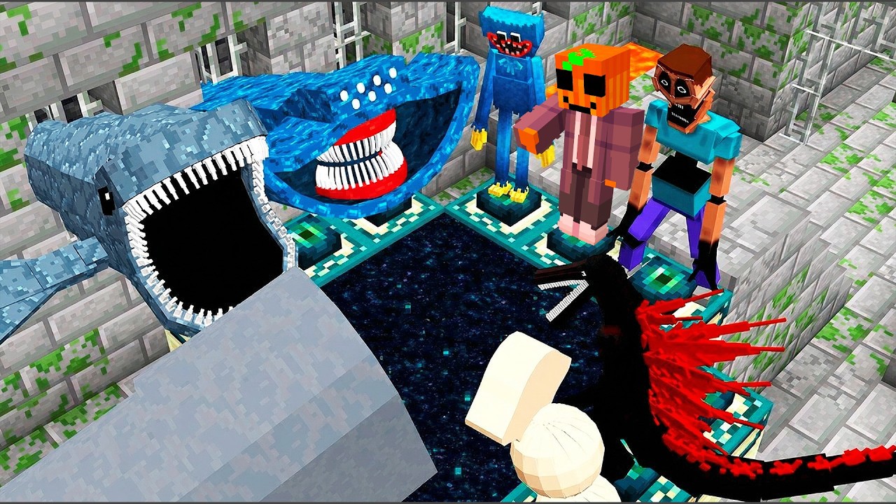 MONSTRUOS Famosos Me AYUDAN a Pasar Minecraft!