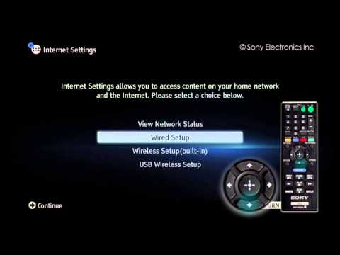 Sony® Configuración inicial