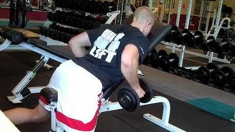Self Made Exercise Index:  Reverse-Incline DB Kickbacks