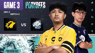 ONIC vs EVOS | Playoffs Day 2 | Game 3 | #MPLIDS16