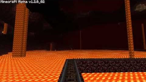 Minecraft - Minecart ride in the nether