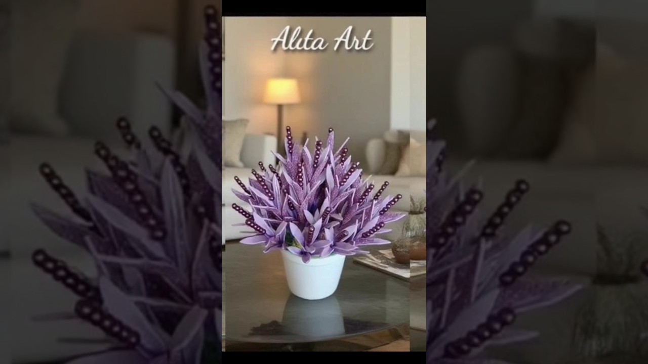 Цветы и жемчуг из пенопласта ❤️ 