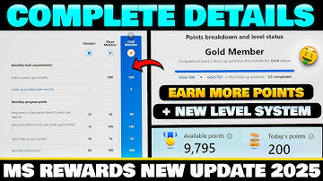 Earn More Points 🤑 : Complete Details About Microsoft Rewards New Update 2025