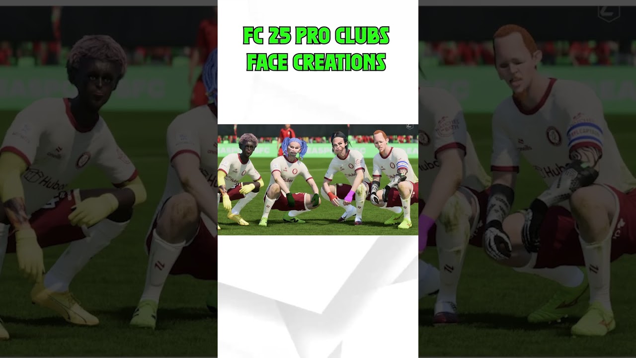 FC 25 BEST PRO CLUBS FACE CREATIONS 