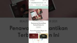 Tutorial Cara ORDER PRODUK ORIFLAME MELALUI WEB www.oriflame.co.id