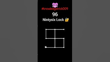 96 lock in mobile pattern best pattern for mobile#pattern #password #trending #youtubeshorts #shorts