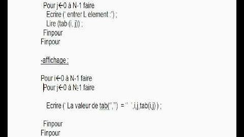 Marouane jabal algorithme darija part 6 les TABLEAUX multidimensions