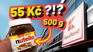 LEVNÁ Nutella 😮 KAUFLAND v BERLÍNĚ