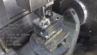 Iscar / UOP Mega Alu Power roughing deep pockets and finishing with LFF.👍 Iscar / UOP Mega Alu Power roughing deep pockets and finishing with LFF.👍