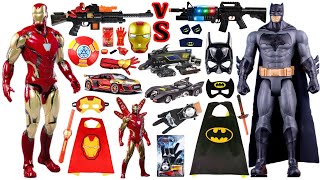 Batman VS Iron Man Toys Collection Unboxing Review-Cloak，Robots，Mask，gloves，pistol，Laser sword by Jimi's Gun 12,891 views 2 months ago 49 minutes