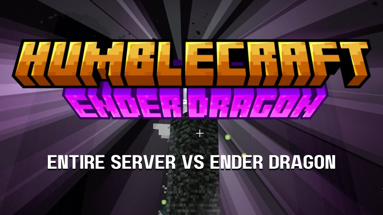 Entire Minecraft Server vs The Ender Dragon… | HumbleCraft SMP - YouTube