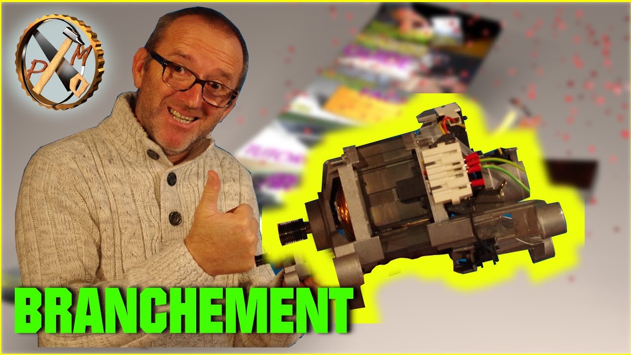 Branchement Moteur Machine à Laver 6 Fils Avec Condensateur
