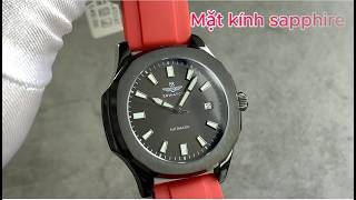 Đồng hồ nam SRWATCH SG88803 4701AT dây cao su, máy cơ, mặt kính sapphire#donghochinhhang #srwatch