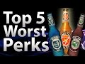 Top 5 worst perks in call of duty zombies  black ops 2 zombies black ops  waw