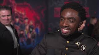 STRANGER THINGS 5 interview- Caleb McLaughlin at the Stranger Things 5 world premiere 