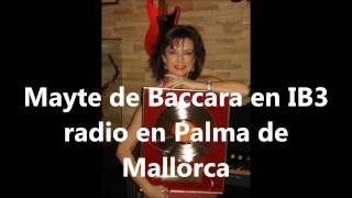 Mayte de Baccara en IB3 radio - Palma de Mallorca - 12/03/2014