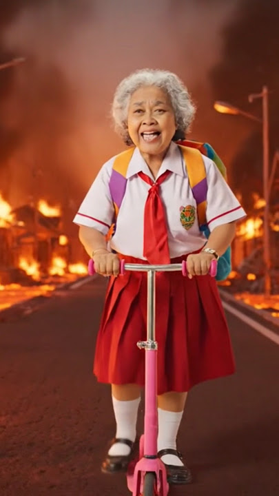 rumah nenek kebakaran 😭, nenek pengen ikut sekolah.tolong cucu nenek bantuin nenek ya. #nenekviral