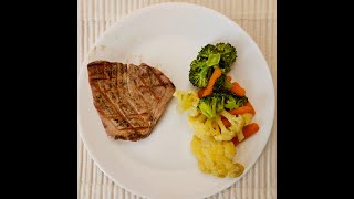 Grilled Tuna with Mixed Vegetables