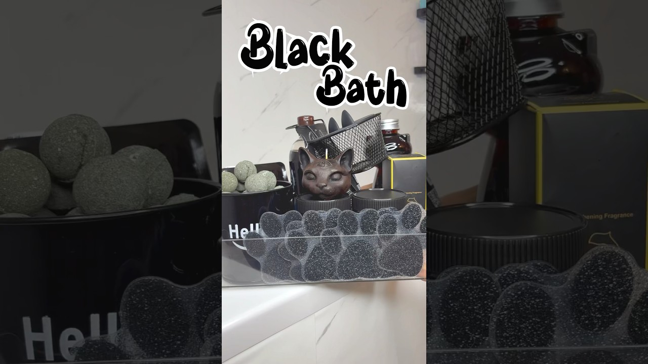 Black bath 🖤 What’s next? 