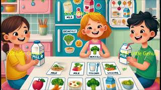 Nursery song on Fridge # Fridge nursery rhyme # Nursery rhyme on Fridge for kids #ssklittlegenius