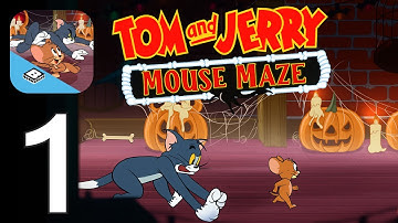 Tom & Jerry: Mouse Maze - Part 1, 1-10 lvl, Android iOS Gameplay HD