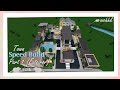 Town Speed Build Part 1 (Exterior) 521k | Bloxburg Speed Build