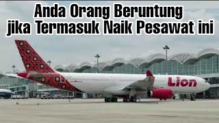 Pesawat Umroh Lion Air Premium untuk jamaah umroh dari indonesia sangat Besar dan Nyaman