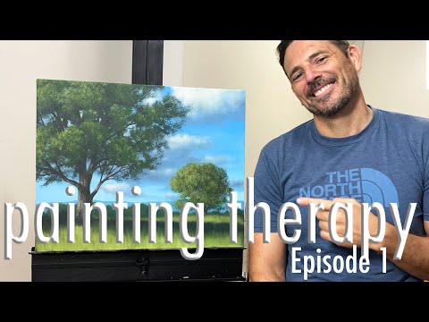 Painting Therapy EP. 1 - painting podcast series with Tim Gagnon. Come listen in and watch me paint