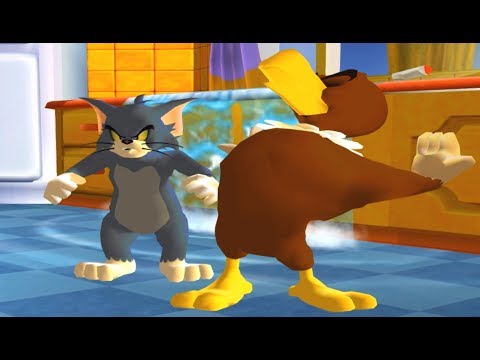 Tom and Jerry Video Game for Kids - Tom and Eagle vs Jerry and Lion Funny Cartoon Games