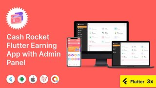 Cash Rocket Flutter Earning App with Admin Panel screenshot 1