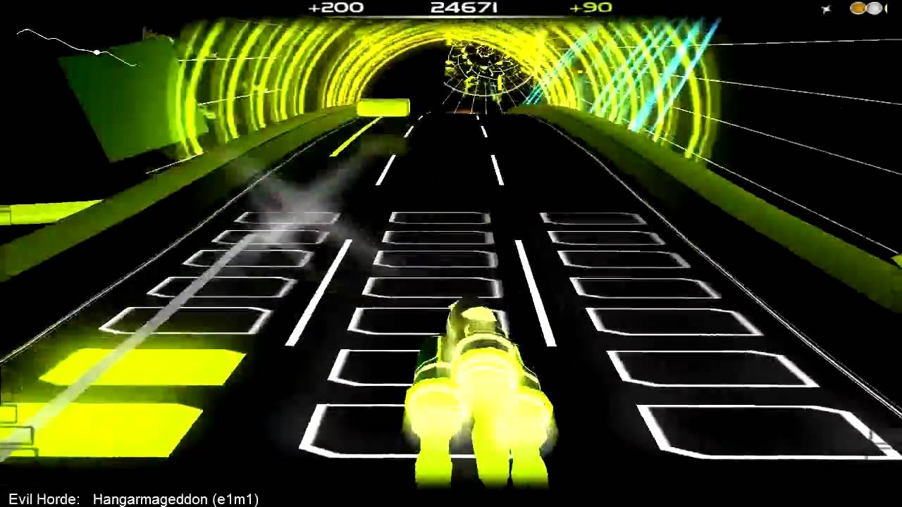 Audiosurf: Hangarmageddon (e1m1) - Evil Horde