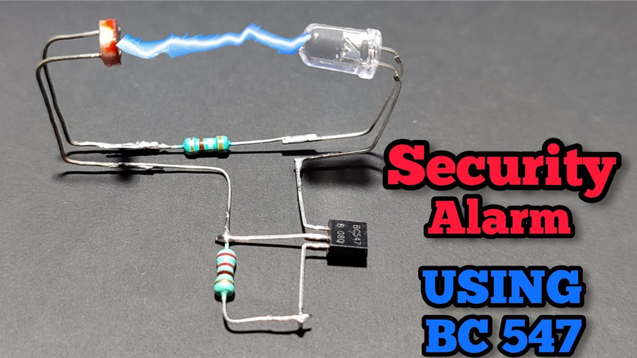 How To Make Security Alarm With LDR - YouTube