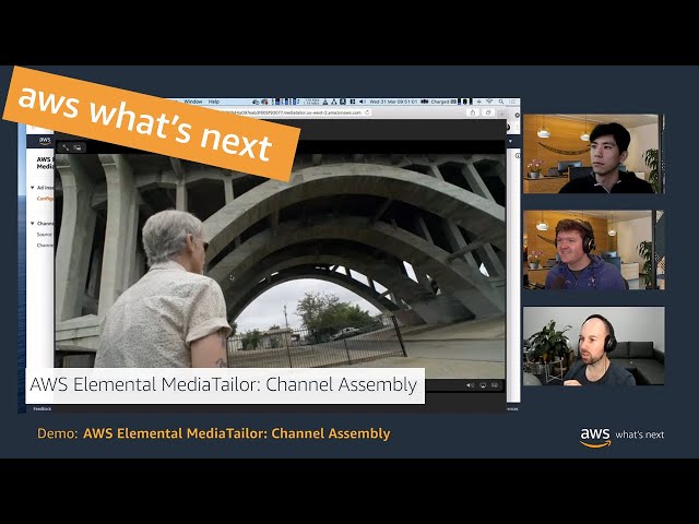 AWS What's Next ft. AWS Elemental MediaTailor: Channel Assembly | AWS Events class=