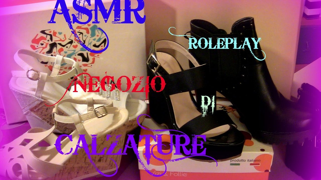 🎧ASMR: Role play👩 🏬 Negozio di scarpe 👢👡- whispering ita- video richiesto