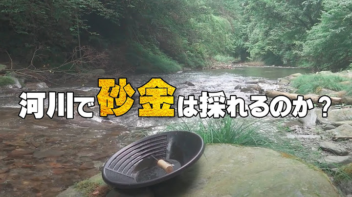 【全国どこでも砂金が採れるのか？】各地の川で砂金の有無を調査した車中泊旅の記録