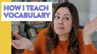 How to Teach Vocabulary in Grades K2 | Vocabulary Activities for Kids