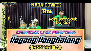 regang panghalang karaoke (Fanny sabila) nada cowok Bm