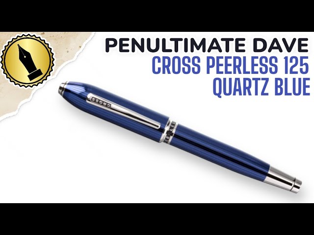 Cross Peerless 125 Quartz Blue Unboxing and Review - YouTube