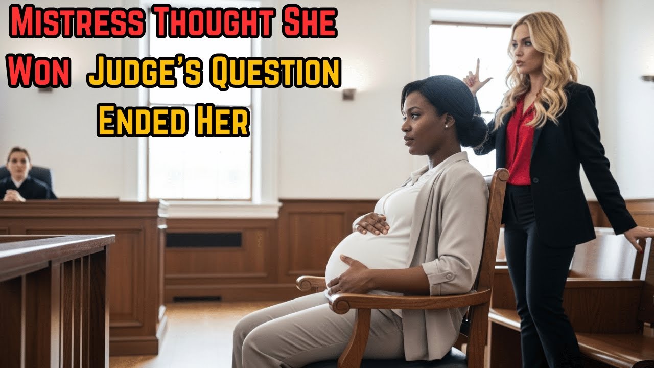 Mistress Mocked Pregnant Wife In Court But Judge Asked Her One Question That Ended It All